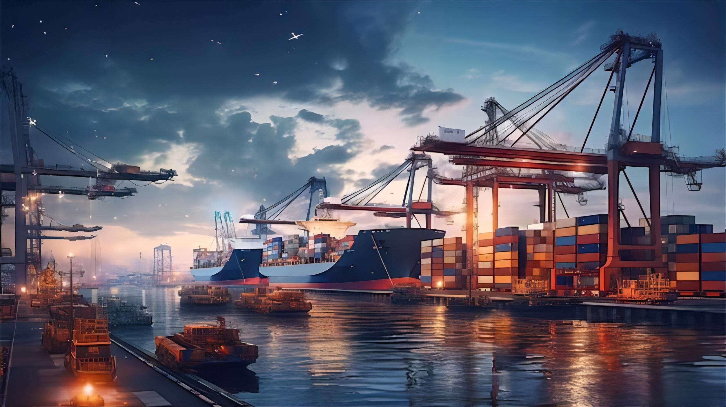 Comparison chart of shipping methods from China to global ports