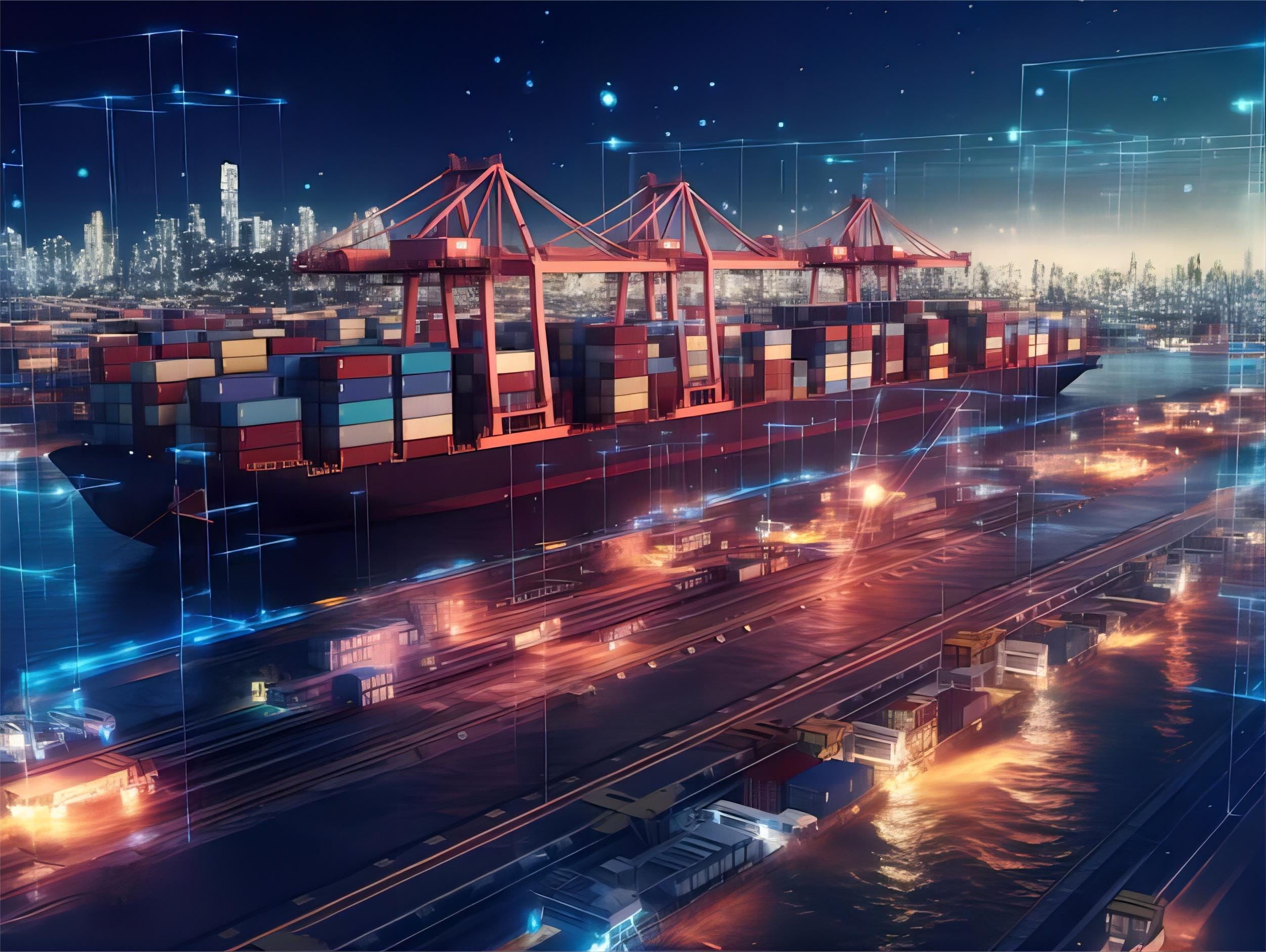 Professional logistics team managing international shipments
