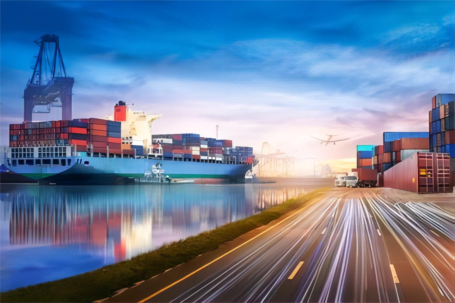 Comparison chart showing air freight vs sea freight transit times