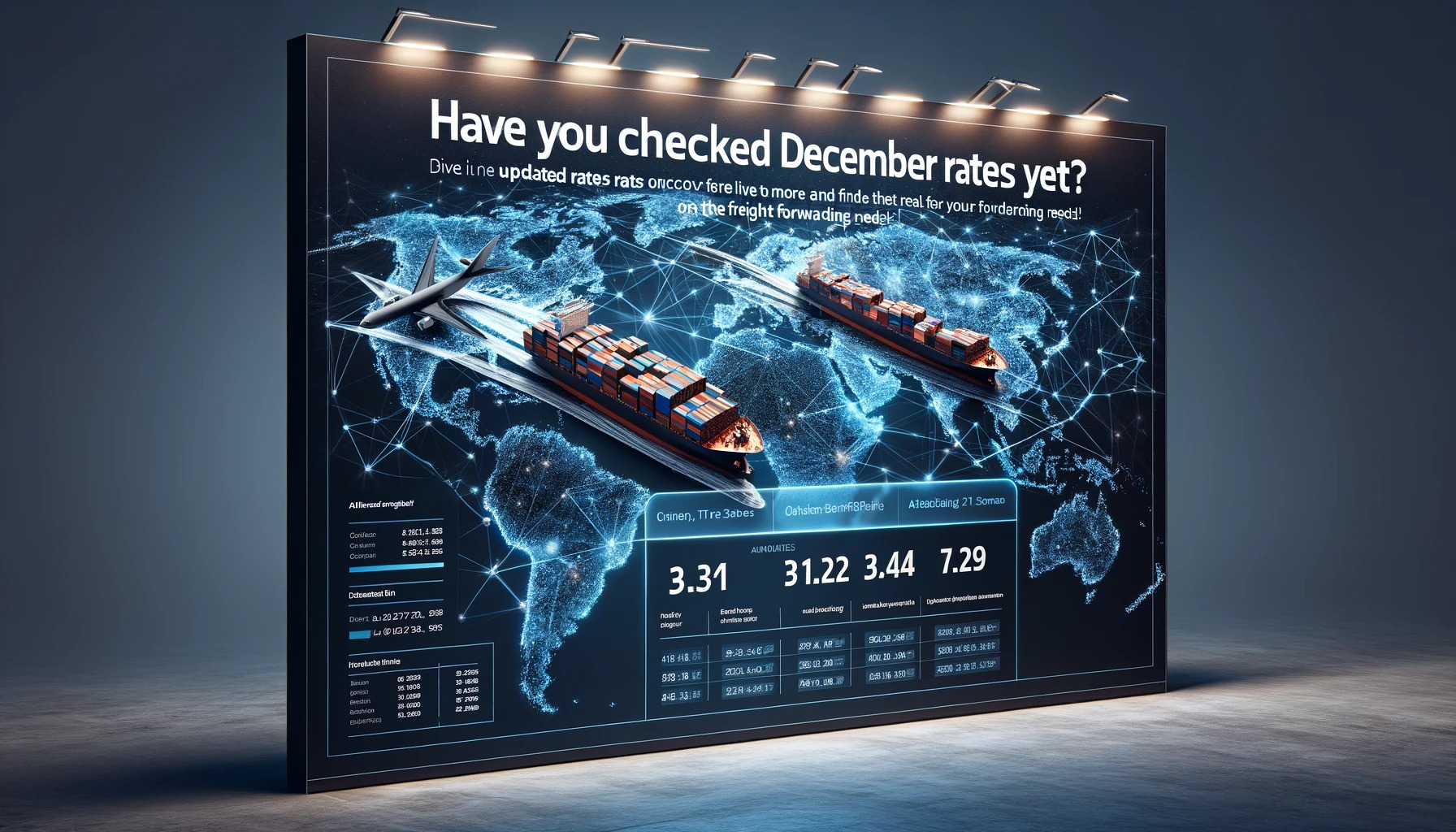 Comparison of different shipping methods from China