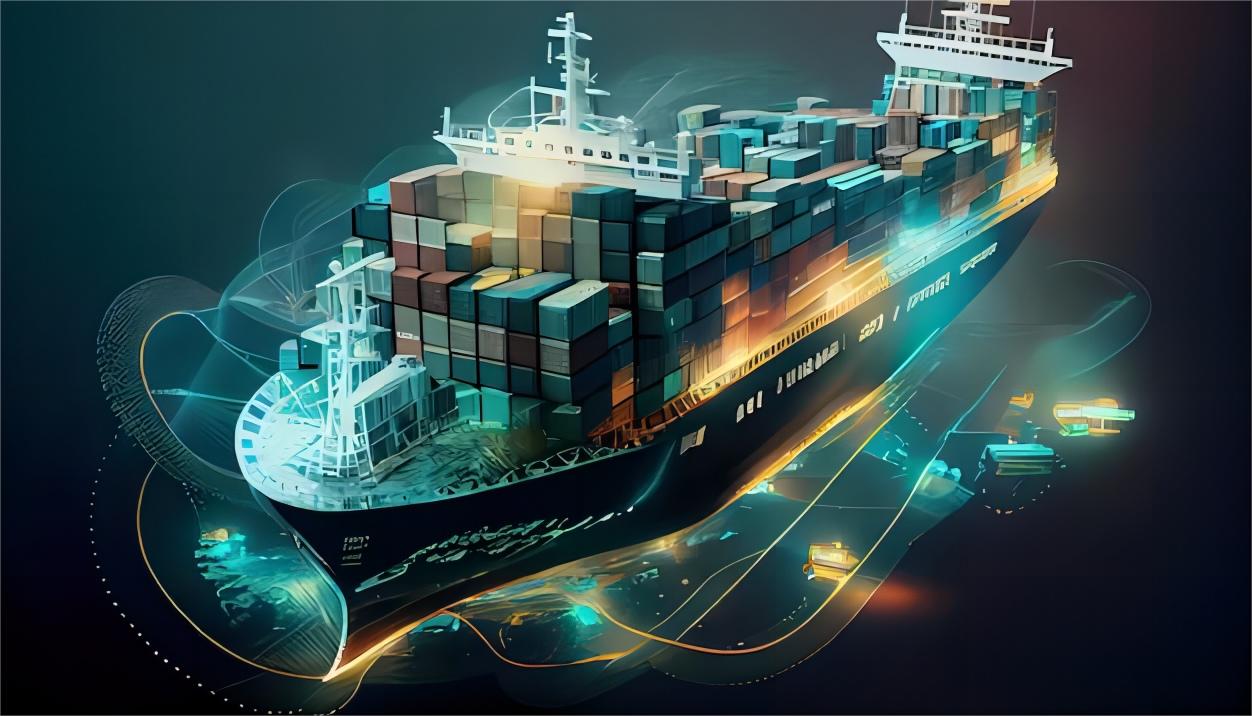 Global logistics map showing amazon fba shipping services routes from China